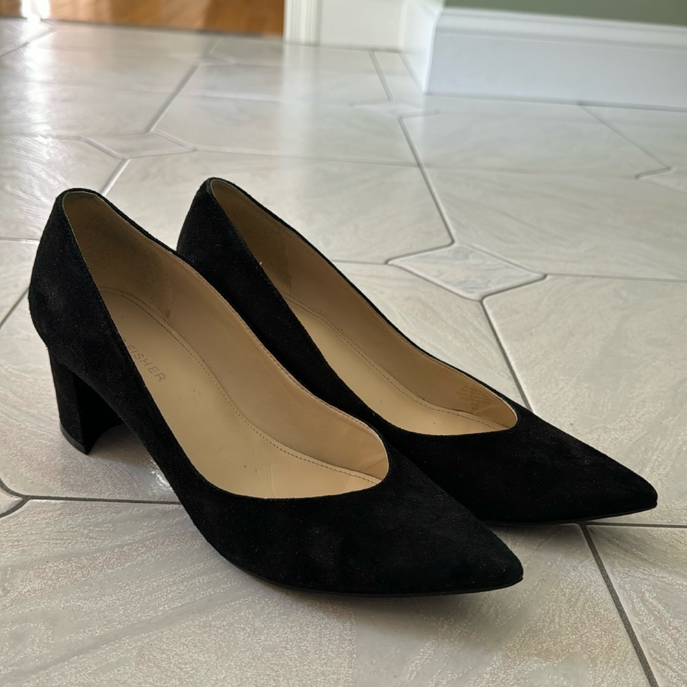 Marc Fisher black suede